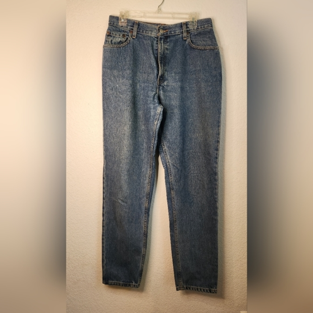 Levi's Vintage 90s 550 Relaxed High Rise Tapered Denim Jeans, Size 12L